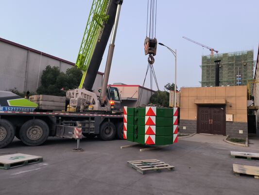 OEM Kualitas Tinggi Pasir Casting Bagian Besi 10 Ton Counterweight untuk Crane
