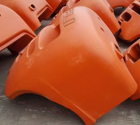 OEM counterweight besi cor pasir berkualitas tinggi untuk mesin konstruksi