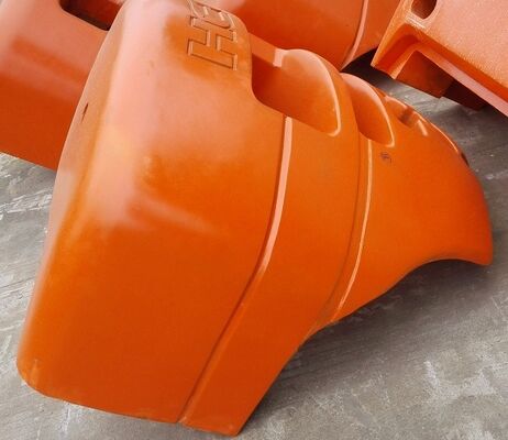 OEM counterweight besi cor pasir berkualitas tinggi untuk mesin konstruksi