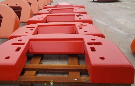 Bobot Penyeimbang Truk Besi Cor Cor Pasir OEM 36 Ton untuk Mesin Industri