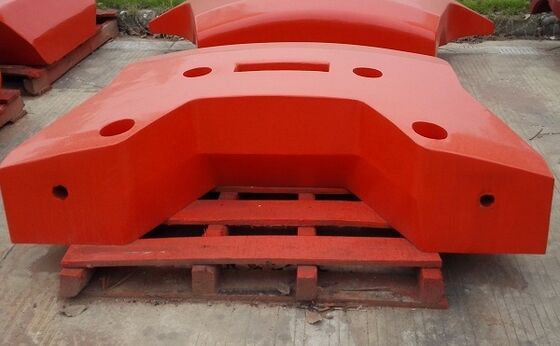 Bobot Penyeimbang Truk Besi Cor Cor Pasir OEM 36 Ton untuk Mesin Industri