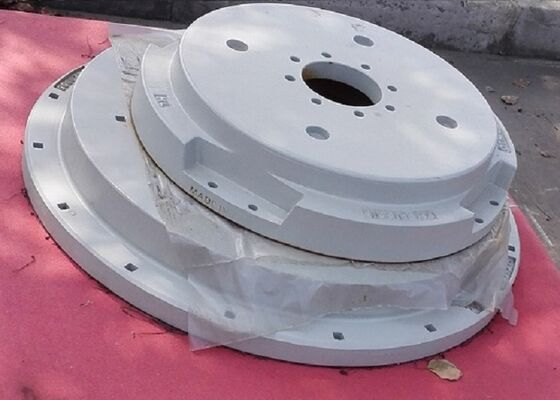 OEM Kualitas Tinggi 800 Kg Pasir Cast Iron Wheel Counterweight untuk Mesin Teknik