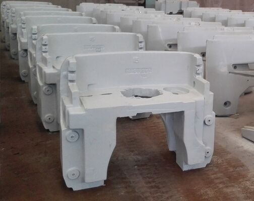 Bantalan Beban Besi Cor Abu-abu Berkualitas Tinggi OEM Lapisan Primer Forklift Elektrik