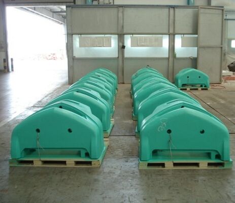 OEM 5 Ton Baja Tembaga Duktil Bagian Counterweight dengan Primer Painting Untuk Mesin Kehutanan