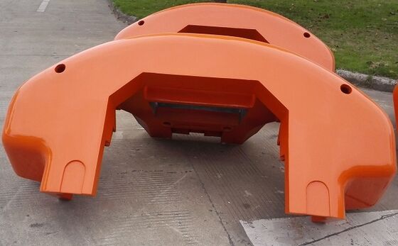 Aerial Work Vehicle Cast Iron Counterweight 500kg - 15000kg Berat Untuk Industri