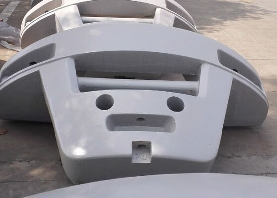 Polishing Counterweight Permukaan Crane Grey Iron GG150 Bahan Kinerja Tinggi