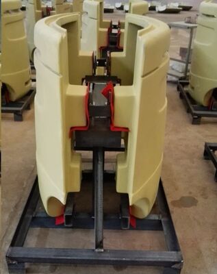 Besi Coran Bagian Counterweight Kecil Dengan Lukisan Permukaan Halus