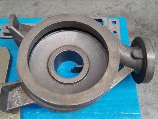 Kualitas tinggi Green Cast Iron Parts Pump Casting OEM Tersedia Finish Painting untuk Mesin Industri