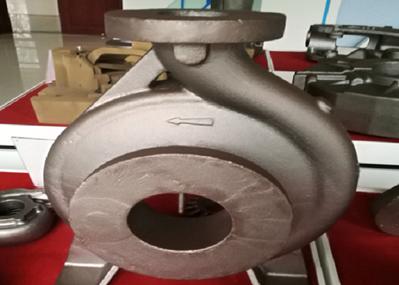 Kualitas tinggi Green Cast Iron Parts Pump Casting OEM Tersedia Finish Painting untuk Mesin Industri