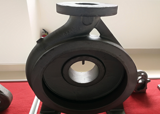 Kualitas tinggi Green Cast Iron Parts Pump Casting OEM Tersedia Finish Painting untuk Mesin Industri