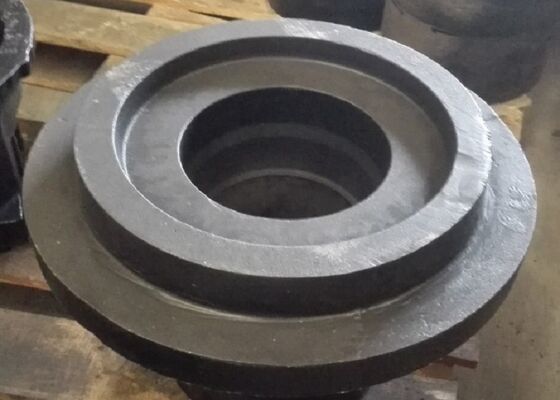 Penyangga Roda Besi Cor Cetakan Pasir Berkualitas Tinggi OEM untuk Truk Bahan FCD550 GGG55 QT550