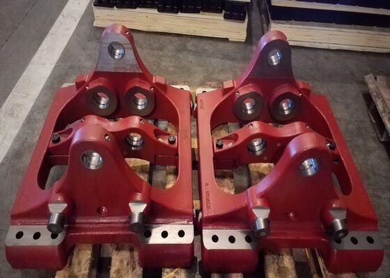 OEM Bagian Casting Berkualitas Tinggi Mesin Pertanian Bagian Bracket Dimensi yang Tepat Pengiriman tepat waktu