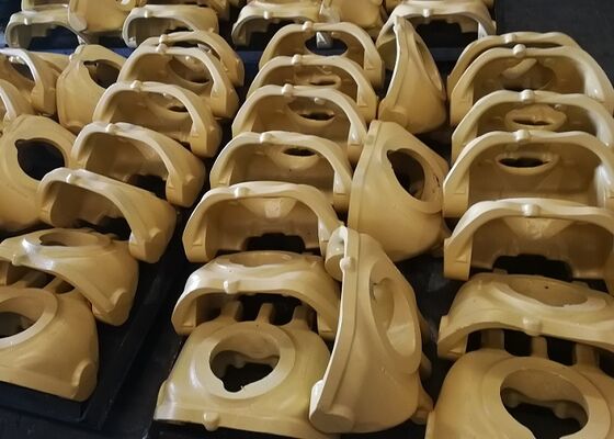 Mudah Operasi Platform Kerja Udara Pasir Casting Bagian Besi Knuckle untuk Mesin Industri