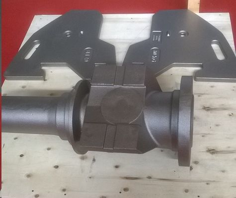 Resin Pasir Casting Bagian Besi Lempeng Untuk Mesin Konstruksi & Kendaraan Industri