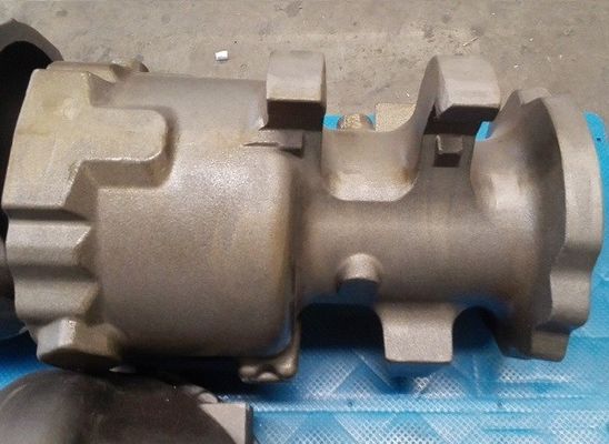 Resin Pasir Casting Bagian Besi Lempeng Untuk Mesin Konstruksi & Kendaraan Industri