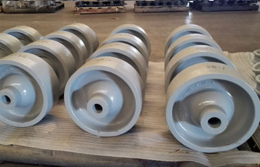Agricultural Machinery Cast Iron Parts Steering Road Wheel With Shot Blasting Surface