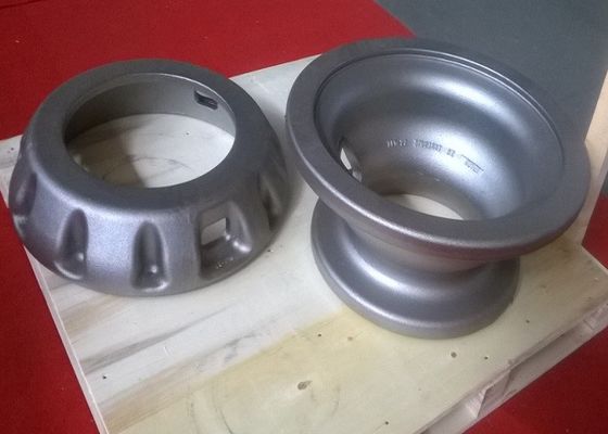 Penyangga Roda Besi Cor Cetakan Pasir Berkualitas Tinggi OEM untuk Truk Bahan FCD550 GGG55 QT550