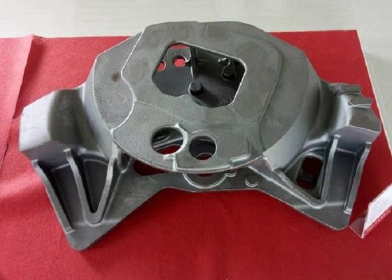 Penyemprotan Pasir Permukaan Cor Besi Ulet Produk Rangka Untuk Pemanen Track Kehutanan