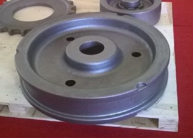 Shot Blasting Surface Green Sand Casting Roda Hub Untuk Wheel Crane