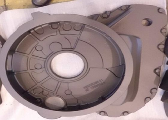 Suku Cadang Besi Cor Cetakan Pasir OEM Roda Gila Dimensi Akurat Untuk Mesin Konstruksi