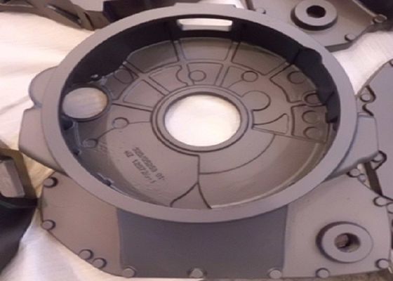 Suku Cadang Besi Cor Cetakan Pasir OEM Roda Gila Dimensi Akurat Untuk Mesin Konstruksi