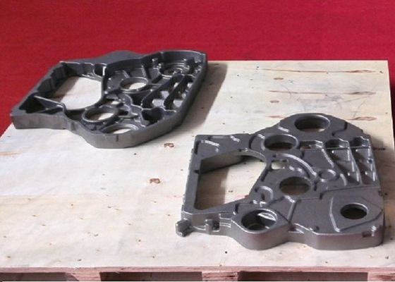 Pasir Casting Besi Bagian Mesin Konstruksi Sedikit counterweight Dengan Finish Painting
