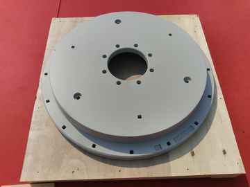 Grey Cast Iron Wheel Counter Berat Untuk Liebherr Mini Excavator Cranes