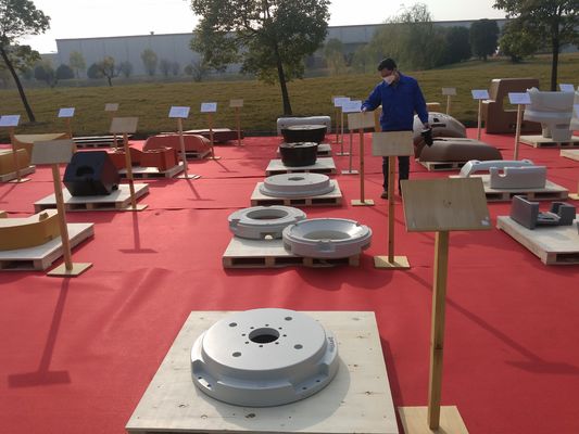 OEM Berkualitas Tinggi Pasir Cast Iron Wheel Counter Berat Untuk Mesin Teknik
