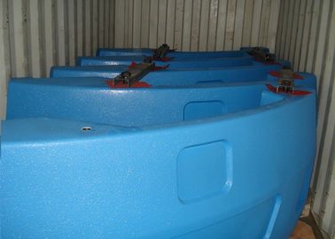 Coran Besi Abu Besar Counterweight Besar Dengan Struktur Finish Lukisan Permukaan Bagus