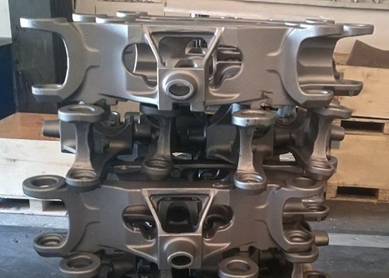 Suku Cadang Besi Cor Cetakan OEM Gandar Kemudi Persetujuan ISO 9000 Untuk Mesin Konstruksi