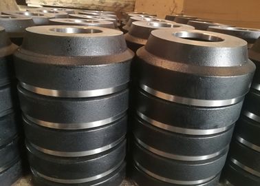 Green Casting Forklift Truck Parts Brake Drum Finish Lukisan Gray Iron Material