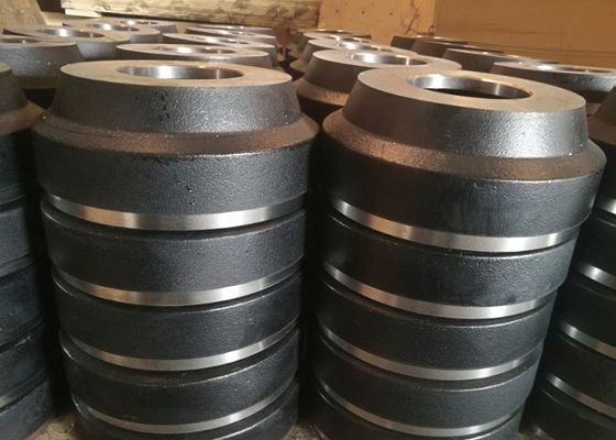 Layanan OEM Pengecoran Pasir Truk Forklift Bagian Besi Cor Drum Rem Untuk Mesin Industri