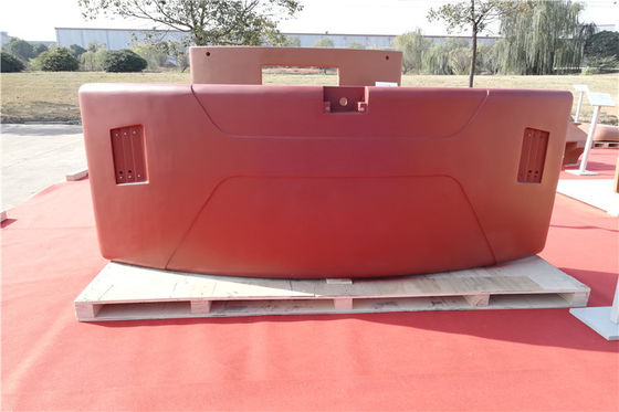 OEM Primer Painting 16 Ton Pasir Cast Iron Counterweight Shot Blasting Dan Grinding Surface
