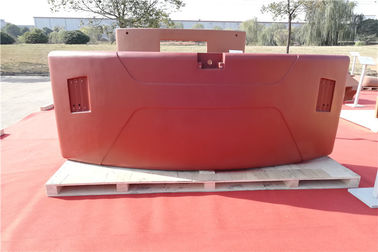 Lukisan Primer 16 Ton Cast Counterweight Tembakan Blasting Dan Permukaan Grinding