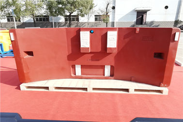 Lukisan Primer 16 Ton Cast Counterweight Tembakan Blasting Dan Permukaan Grinding