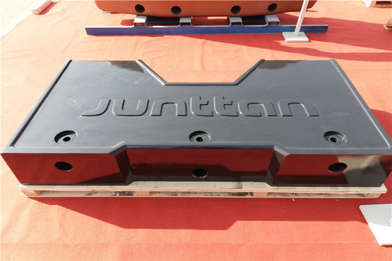 OEM Kualitas Tinggi 10 Ton Crane Counterweight Finish Painting Dengan Dimensi yang Tepat TS16949