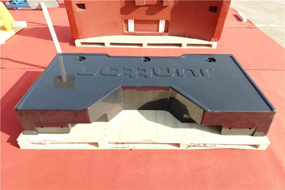 OEM Kualitas Tinggi 10 Ton Crane Counterweight Finish Painting Dengan Dimensi yang Tepat TS16949
