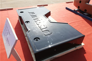 10 Ton Crane Counterweight Finish Painting Dengan Dimensi Akurat TS16949