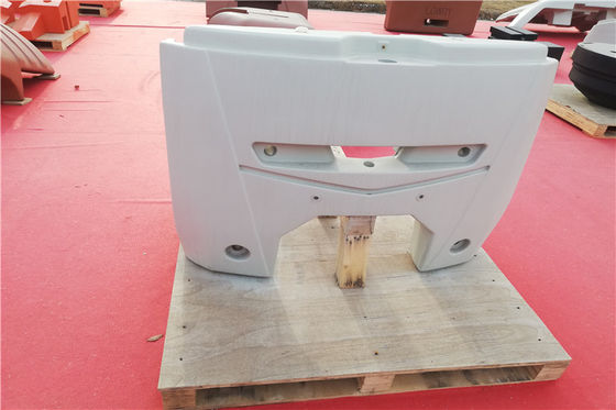 Bantalan Beban Besi Cor Abu-abu Berkualitas Tinggi OEM Lapisan Primer Forklift Elektrik