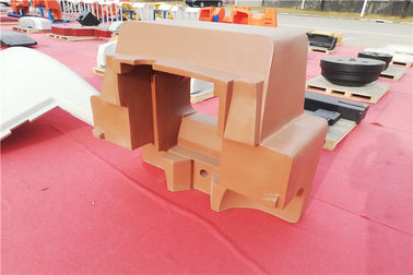 Pengecoran Pasir Besar Mobile Crane Counterweight Grey Iron GG150 Bahan Untuk Pile Driving Rig