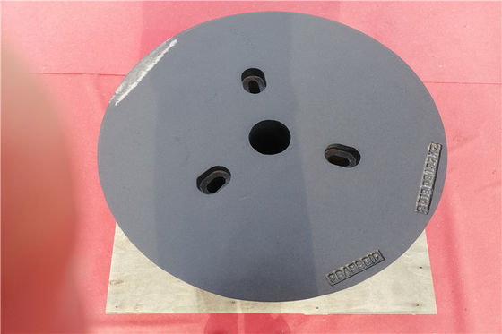 OEM Kualitas Tinggi 800 Kg Pasir Cast Iron Wheel Counterweight untuk Mesin Teknik