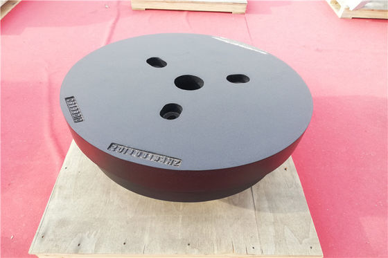 OEM Kualitas Tinggi 800 Kg Pasir Cast Iron Wheel Counterweight untuk Mesin Teknik