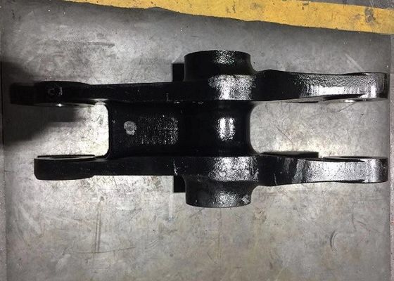 Warna Hitam Bagian Mesin Pertanian Link Pasir Cast Duktil Besi QT550 OEM Kinerja Tinggi