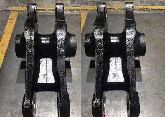 Warna Hitam Bagian Mesin Pertanian Link Pasir Cast Duktil Besi QT550 OEM Kinerja Tinggi