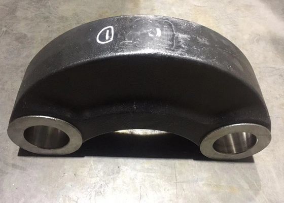 Bagian Besi Cor Cetakan Pasir Berkualitas Tinggi OEM Warna Hitam Untuk Loader Roda Peralatan Khusus Berat 32kg