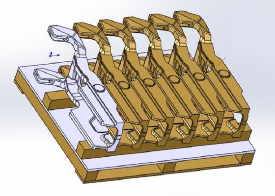 OEM Kualitas Tinggi Bagian Mesin Otomotif Konstruksi Kerangka Casting Dengan Dimensi yang Tepat
