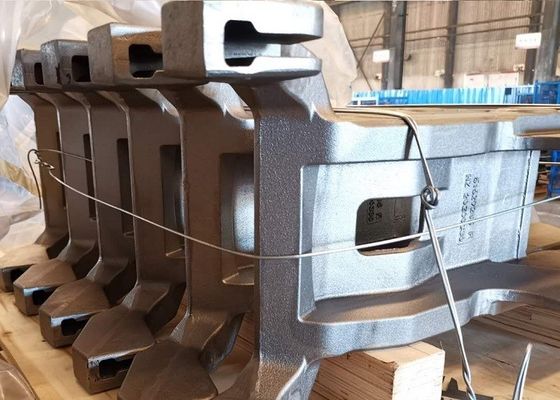 OEM Kualitas Tinggi Bagian Mesin Otomotif Konstruksi Kerangka Casting Dengan Dimensi yang Tepat