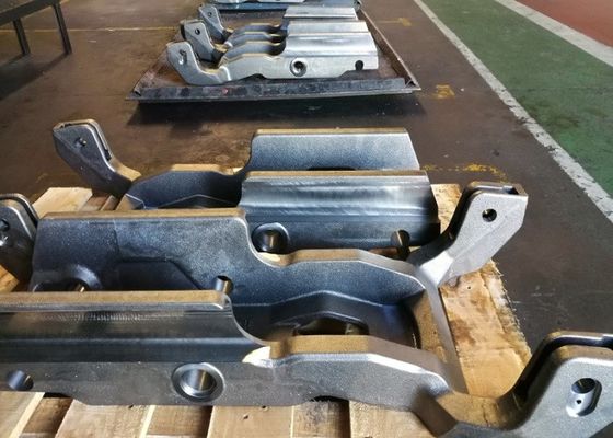 Suku Cadang Platform Kerja Udara Besi Ulet Cor Pasir OEM 68kg untuk Mesin Industri