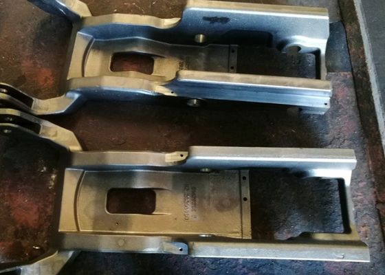 Suku Cadang Platform Kerja Udara Besi Ulet Cor Pasir OEM 68kg untuk Mesin Industri