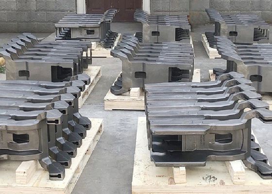 OEM Kualitas Tinggi Pasir Casting Bagian Mesin Besi Counter Berat Untuk Platform Kerja Udara